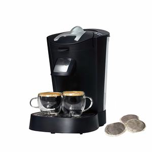 Deluxe Cappuccino Select Electric Single Serve Coffee Brewer Twist 60mm Soft Paper Pad Pod Coffee Plastic Hotel Household - Product Image 1
