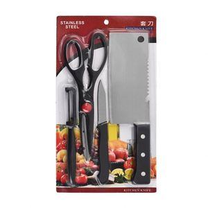 Kitchen Double-sided Suction 8-Piece Stainless Steel Durable Ambidextrous <b>Knife</b> <b>Set</b> with Scissors <b>Ceramic</b> Peeler Chef Slicer - Product Image 1