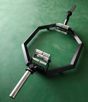 Barre de musculation hexagonale en acier CANXU AG-15 - Barre de musculation multi-prise pour la musculation en salle et en club - 20 kg/22 kg - Entraînement de soulevé de terre