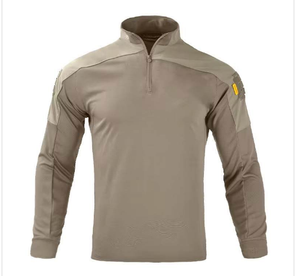 Chemise de travail pour homme DFH01 HY HANWILD, en maille élastique, séchage rapide, manches longues, style cargo, confortable, pour activités de plein air. - Product Image 5