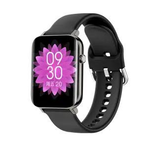 Hot Kkj Smartwatch 1.7Inch Hartslag Detectie Bloed Zuurstof IP68 Waterdichte Fitness Reloj Inteligente NY15 Smart Horloge