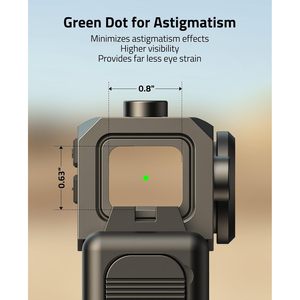 CVLIFE Viseur Solaire Intégré à Point Vert 3 MOA, Luminosité Automatique, Détection de Mouvement, Monture Picatinny pour le Tir - Product Image 6