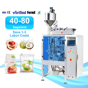 Máquina de Envasado Vertical de Alta Precisión para Llenado y Sellado de Bolsas de Jugo de Manzana y Agua de Coco, para Sobres de Alimentos - Product Image 1