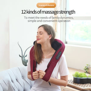 Masajeador eléctrico de espalda para aliviar el dolor de cuello y espalda, almohada de masaje Shiatsu para hombros y pies con calor - Product Image 4