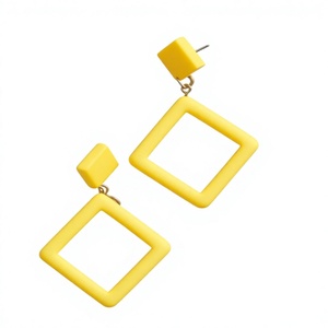 Custom Resin <b>Earrings</b> Handmade Fashion Jewelry Colorful Lightweight <b>Earrings</b> for Women Girls Casual Wear Party Wedding - Product Image 1
