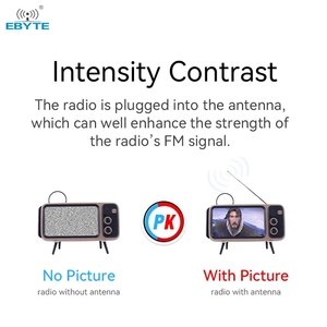 Antenne FM EBTYE ODM à interface filetée TX-LGHX-5273, bon marché, chromée, pour améliorer le signal radio - Product Image 4