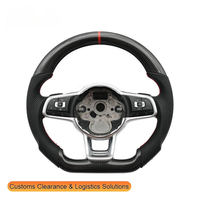 Volant en fibre de carbone directement de l'usine pour Volkswagen MK8 MK7 MK6 Golf R GTI GTD GTE Polo Golf8 Golf7