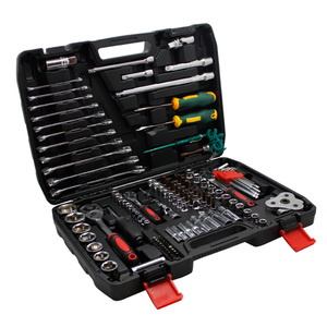 Kit de herramientas de reparación de automóviles, venta al por mayor, llave con logotipo personalizado, juego de herramientas con zócalo CRV mate de 82 piezas - Product Image 5
