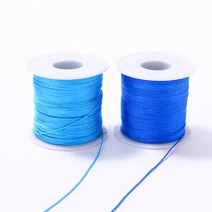 0.8mm 1.0mm Nylon Cord Thread Chinese Knot Macrame Cord Bracelet Braided String DIY Tassels Beading Shamballa Thread