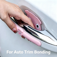 Ruban de finition extérieur automobile ultra-fin en acrylique double face, facile à déchirer, résistant à la chaleur, pour les moulures de carrosserie, les emblèmes et les ailerons de voiture