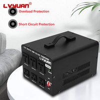 Transformateur électrique LVYUAN 5000W, convertisseur de tension, transformateur élévateur de puissance, prix, 230V 220V 110V, transformateur abaisseur de tension