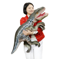 Eğlence etkinlikleri robotik kauçuk gerçekçi el robot dinozor kukla bebek dino animatronic satılık