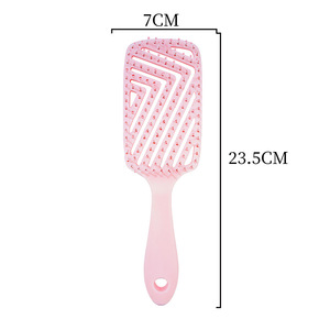 Spazzola per capelli districante <span class=keywords><strong>Set</strong></span> rosa spazzola per capelli spazzola per capelli <span class=keywords><strong>Set</strong></span> di 5 spazzole per capelli ricci per donna - Product Image 2
