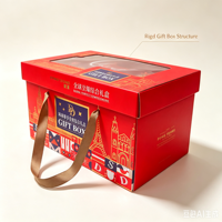 Boîtes cadeaux carrées avec nœud papillon, boîtes cadeaux de luxe avec couvercles, emballages en papier, boîtes en carton, logo personnalisé