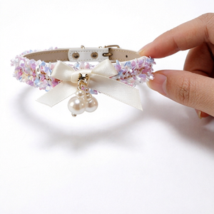 Collier pour chien et chat de style princesse moderne, réglable, solide, durable, en PU écologique, accessoires pour animaux de compagnie - Product Image 4