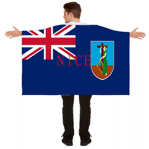 Bandera Corporal Personalizada de las Islas Turquesas y Caicos, Diseño Fácil de Poner y Quitar para Animar en Estadios - Product Image 6