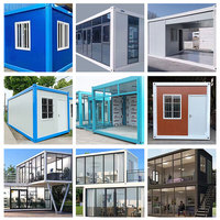 Dormoir Conteneur Modulaire Pliable Démontable Préfabriqué Portable de Luxe Moderne 10ft 20ft 40ft