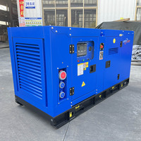 Générateur diesel 50 KVA 3 phases 40KW type silencieux démarrage automatique démarrage à distance châssis ouvert ATS refroidissement par eau