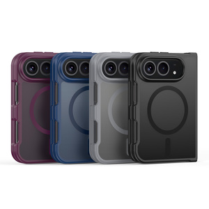 Suitable for Apple <b>folding</b> <b>screen</b> magnetic phone case iPhone Ultra matte skin feel transparent lightweight <b>folding</b> <b>screen</b> phone - Product Image 6