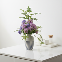 Ins-Style Hochwertige Künstliche Blumenarrangements im Topf aus Polyester für Hochzeit, Heimdekoration, Weihnachten und Muttertag
