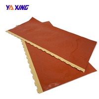 Toile en fibre de verre ignifuge et résistante à la chaleur, enduite de PTFE, surface lisse, taille et épaisseur personnalisées