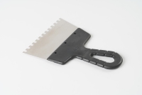 Prix usine Outils de finition pour cloisons sèches : Raclette et Spatule à mastic avec manche en plastique ABS et lame en acier inoxydable, Support OEM