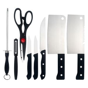 Ensemble de couteaux de cuisine faits à la main en acier inoxydable 3CR13, 8 pièces, prix d'usine, avec couteau à sushi multifonctionnel, en stock - Product Image 4