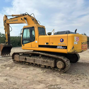 Excavadora de orugas usada Hyundai 305lc-7 confiable con alto rendimiento para aplicaciones de Construcción y Minería - Product Image 1