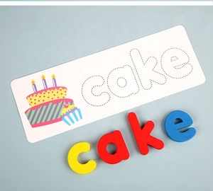 Nuovo Set di Lettere Educative Montessori 2024, Carte Didattiche, Gioco di Spelling Prescolare, Altri Giocattoli in Legno per Bambini - Product Image 5