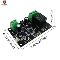 Module de relais intelligent WiFi Tuya 1 voie DIY avec télécommande, minuterie, mode impulsion/autobloquant, compatible Alexa et Google Assistant