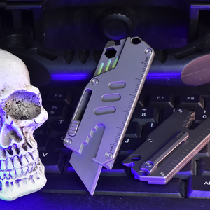 Couteau utilitaire en titane CIEUIS Lame SK5 Multifonctionnel EDC Coupe-papier Couteau utilitaire pour outil de plein air - Product Image 1