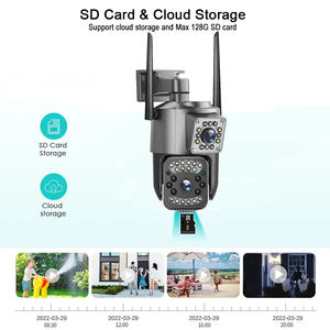 V380 4G SIM卡网络闭路电视摄像头安全报警系统，适用于家庭和企业，户外安全摄像头 - Product Image 5