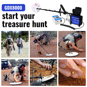 Détecteur de métaux professionnel GDX8000 GoldSeeker, portable, léger, haute précision, longue portée, pour la prospection d'or, bleu doré - Product Image 5
