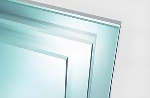Vetro temperato solido trasparente galleggiante a ferro basso piatto curvo porta doccia decorazione per illuminazione industriale strumento - Product Image 2