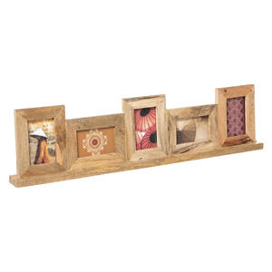 PAQUETE DE 5 MARCOS PARA FOTOS, SERIE NAM NAM, 94.5X6 H.23 CM, EN MADERA - Product Image 1