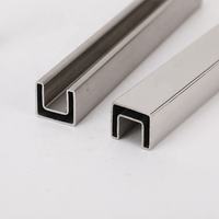 Connecteur horizontal en acier inoxydable 304 au design moderne, 25*21mm, pour garde-corps de rampe d'escalier, HL HL-R1, finition satinée brossée, réglable