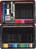 Ensemble de crayons de couleur professionnels Kuelox, 48 couleurs, crayons de couleur à base d'huile, bois de tilleul de haute qualité, dessin soluble pour artistes