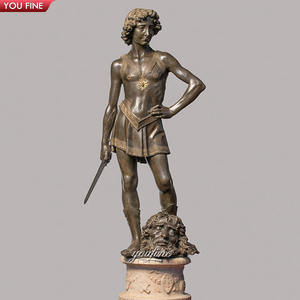 クラシック等身大ブロンズ像ブロンズダビッドスタチュー - Product Image 3