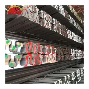 Factory Price Railway Railroad Steel Rail Track Q235 Q355 QU70 QU80 QU100 QU120 Used In Railway Track Steel Rails