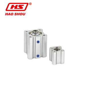 Pièces pneumatiques de la série CQ2 Slim Cylinder, à tige unique, type expert taïwanais, haute résistance à l'eau et aux champs magnétiques - Product Image 1