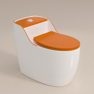 Toilettes modernes de luxe contemporaines montées au sol Toilettes en céramique à siphon en S <span class=keywords><strong>Toilette</strong></span> monobloc - Product Image 2