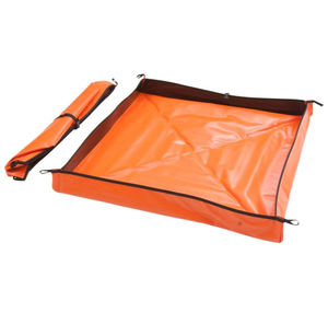 Contención de derrames de PVC Berm Wall Liner Core Tote grande almacenamiento PVC vinilo lona Bund para aceite químico vehículo Drive Over - Product Image 4