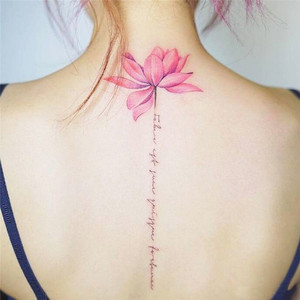 Moda donna rimovibile Lady 3D <span class=keywords><strong>fiori</strong></span> adesivi tatuaggio temporaneo bellezza Sexy Body Art braccio tatuaggi impermeabili - Product Image 4
