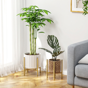 Venta al por mayor sala de estar de metal plantas en maceta hierro organizar estante escalable esquina planta soporte estante olla Tanaman interior soporte de almacenamiento - Product Image 4