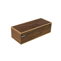 Boîte en bois de pin rectangulaire grande taille personnalisée avec couvercle à charnières, boîte de rangement en bois brun non fini OEM pour projets de bricolage