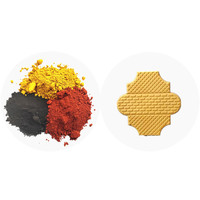 Poudre jaune de couleur d'oxyde fe2o3 pour finisseur