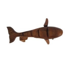 Stile Musicale 'Canto degli Uccelli'--Regali di Compleanno in Legno Fatti a Mano a Forma di Balena per Bambini, Decorazioni da Tavola - Product Image 3
