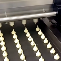 Nouvelle machine à déposer les biscuits et le pâte à sucre pour la production de biscuits, facile à utiliser, pour noix, farine et matières premières, 220V, garantie 1 an