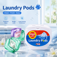 Lessives en dosettes JL 25g – Liquide de lavage 3-en-1 pour vêtements – Fournitures et accessoires de nettoyage ménager