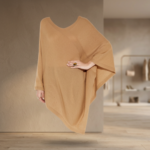 Pashmina en cachemire - Poncho - Tissu respirant - Multi-usages - Longue longueur - Pour femmes - Toutes saisons - Origine NP - Tissus Lotus - Modèle LC 006 - Product Image 3